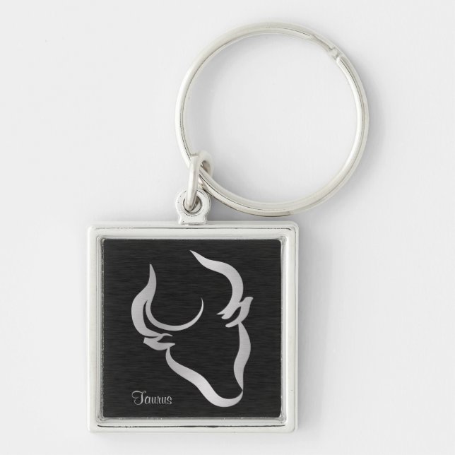 Chaveiro Sinal do zodíaco do Taurus (Frente)
