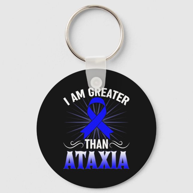 Chaveiro Sinal neurológico de consciência Hemiataxia Blue R (Frente)