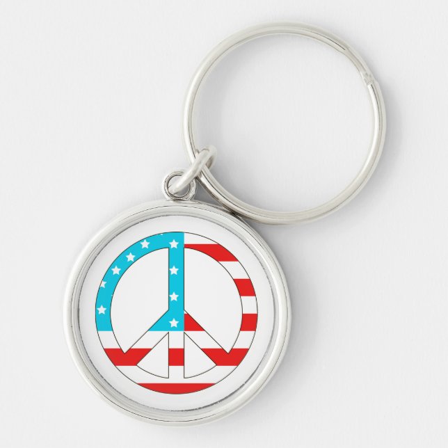 Chaveiro Sinalizador Americano de Paz (Frente)