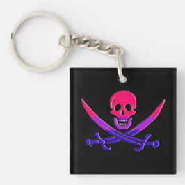 Chaveiro Sinalizador BI-Rate Jolly Roger PRIDE