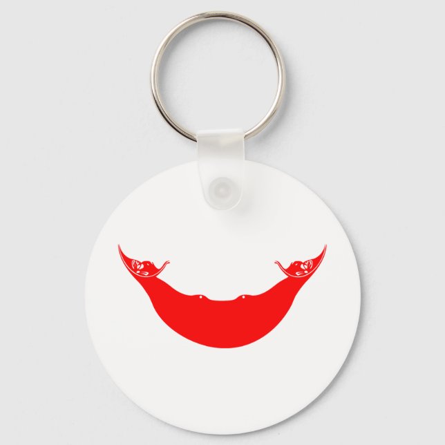 Chaveiro Sinalizador da Ilha páscoa (Frente)