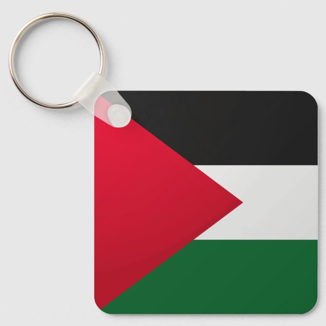 Chaveiro Sinalizador da Praça Glossy Palestina (Frente)