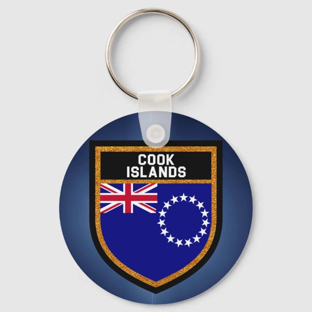 Chaveiro Sinalizador das Ilhas Cook (Frente)