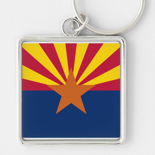 Chaveiro Sinalizador de arizona: Definindo Star Sun, O Esta (Frente)