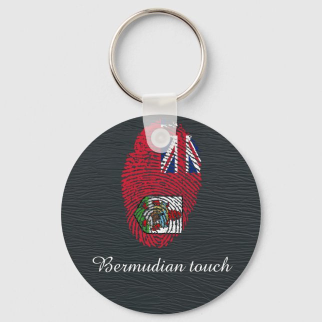 Chaveiro Sinalizador de impressão digital por toque bermudi (Frente)