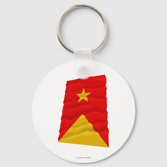 Chaveiro Sinalizador de Onda de Tigray (Frente)