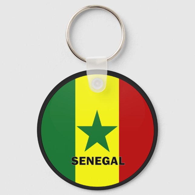 Chaveiro Sinalizador de qualidade da rocha do Senegal (Frente)