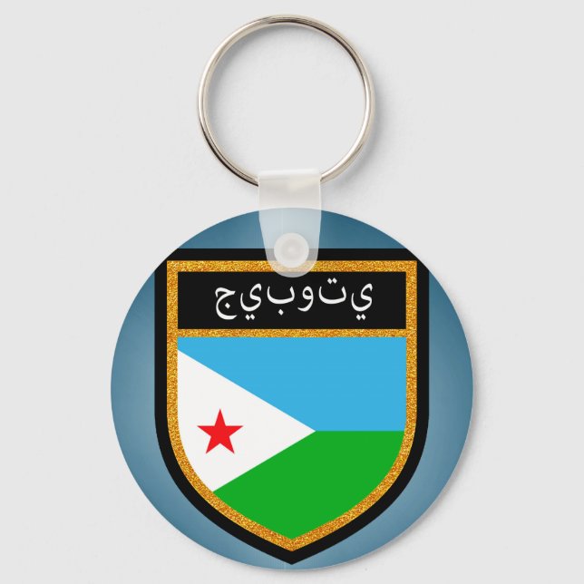 Chaveiro Sinalizador Djibouti (Frente)