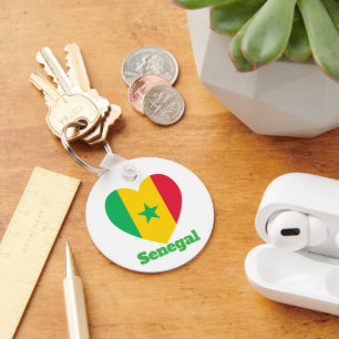 Chaveiro Sinalizador do Coração Senegal