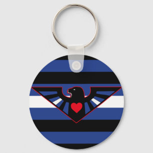 Chaveiro Sinalizador do Orgulho de Leather Eagle