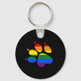 Chaveiro Sinalizador do Orgulho de Paw LGBT