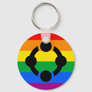 Chaveiro Sinalizador do Orgulho do Arco-Íris Niche