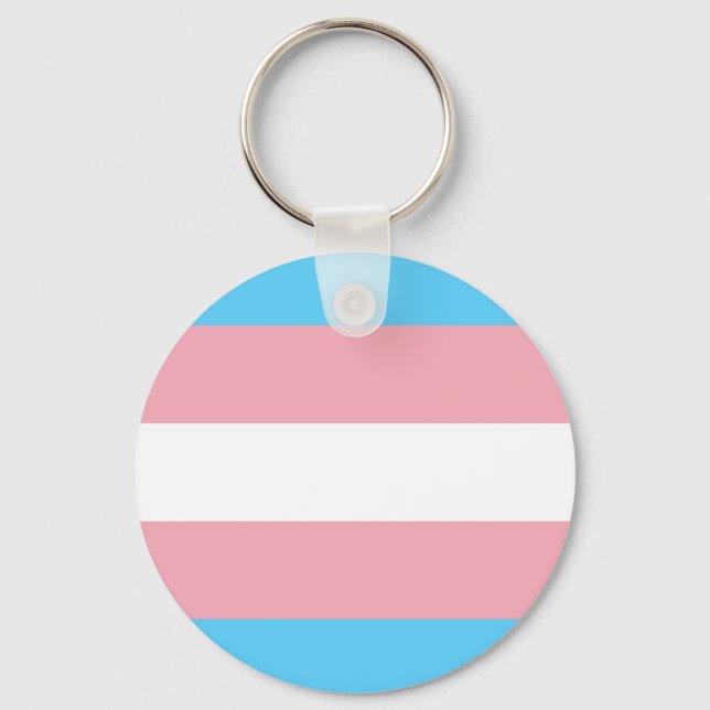 Chaveiro Sinalizador do Orgulho Transgênero (Frente)