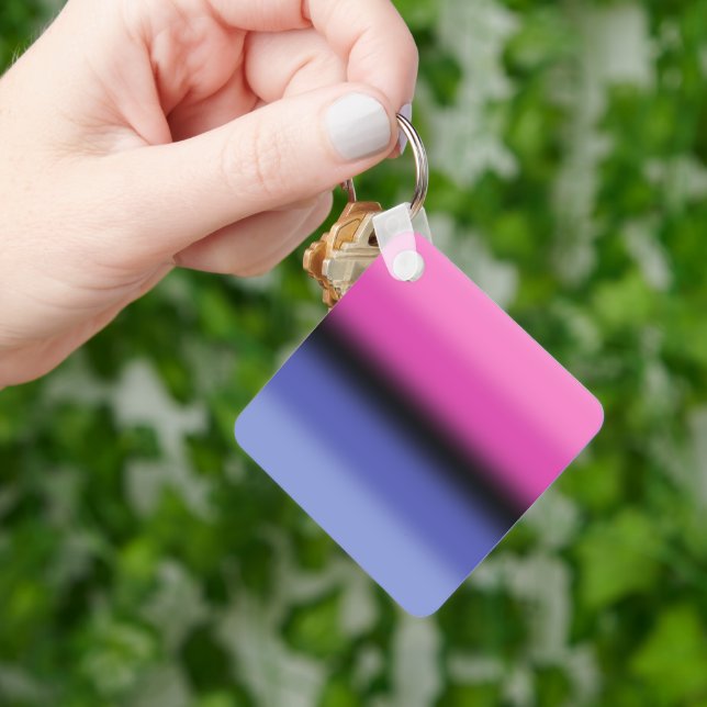 Chaveiro Sinalizador Gradual do Orgulho Omnissexual - Sinal (Mão)