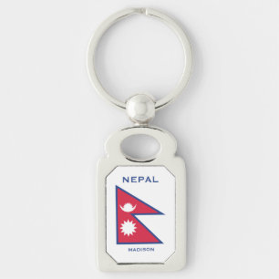 Chaveiro Sinalizador Nepal de Nome e Texto Personalizado