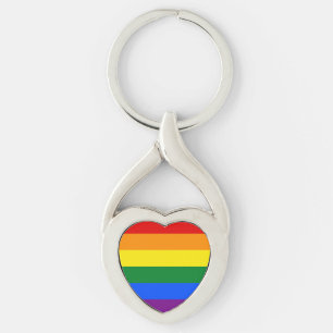 Chaveiro Sinalizador Orgulho gay do arco-íris LGBT