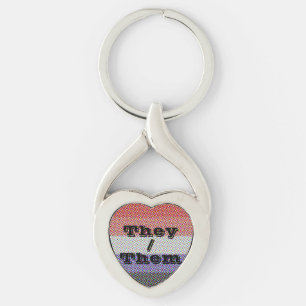 Chaveiro Sinalizador Personalizável do Orgulho Cupioromânic