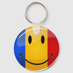 Chaveiro Sinalizador Romeno Sorridente