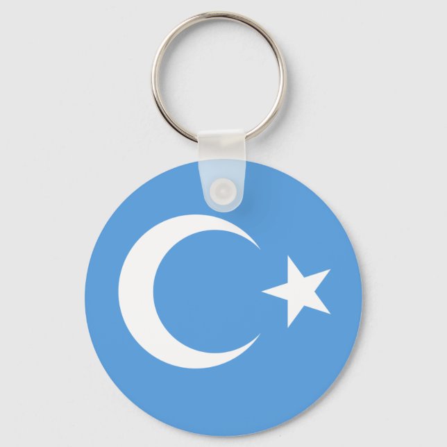 Chaveiro Sinalizador Uyghur/ Turquestão Oriental (Frente)
