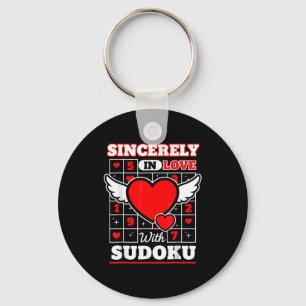 Chaveiro Sinceramente Apaixonado Por Sudoku Cute Valentines