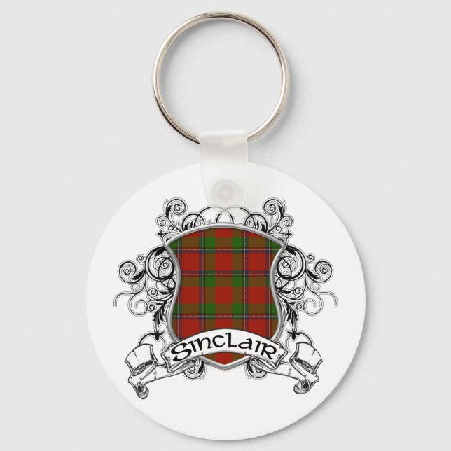 Chaveiro Sinclair Tartan Shield (Frente)