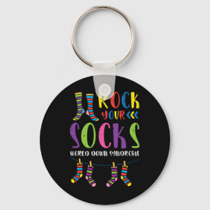 Chaveiro Síndrome de Down Rock Your Socks Conscientização H