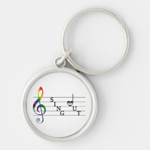 Chaveiro Sing Out Asexual Orgulho