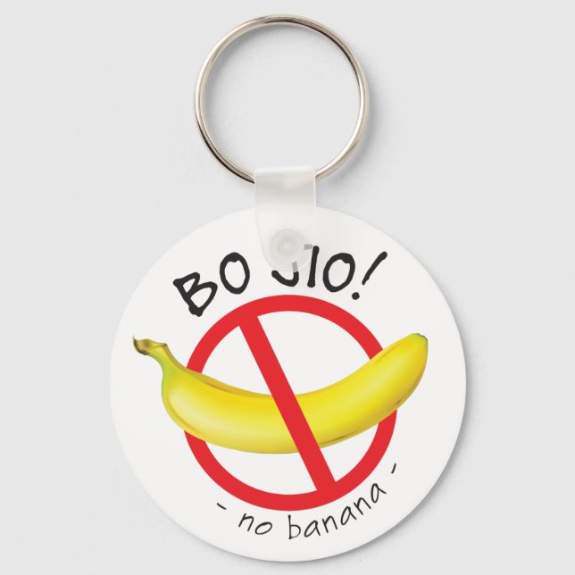 Chaveiro Singapura - Bo Jio - Sem Convite, Sem Banana (Frente)