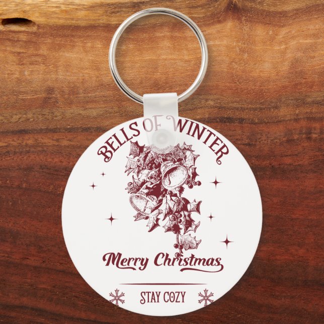Chaveiro Sinos de Natal Vintage (Verso)