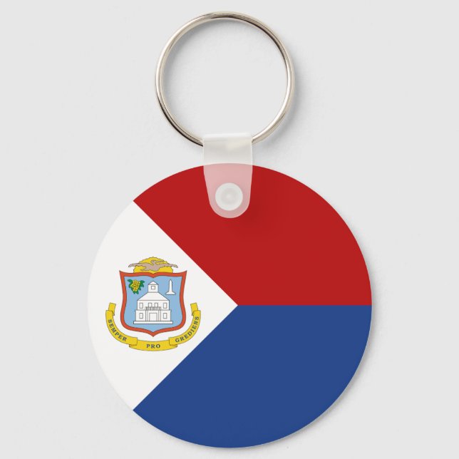 Chaveiro Sint Maarten Flag (Frente)