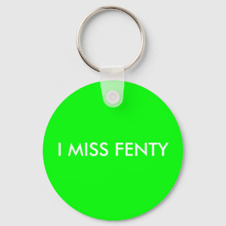 Chaveiro SINTO FENTY - Texto Branco com Fundo Verde