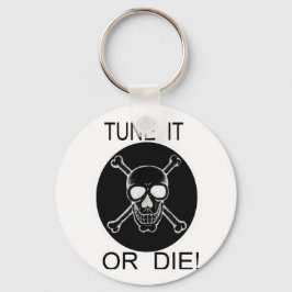 Chaveiro Sintonize Ou Diminua O Crânio Do Círculo