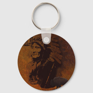Chaveiro Sioux Chieftain Native American Gift