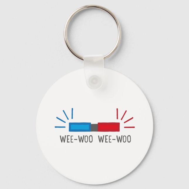 Chaveiro Siren da Polícia ou Ambulância (Frente)