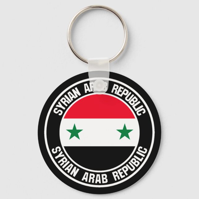 Chaveiro Síria Round Emblem (Frente)