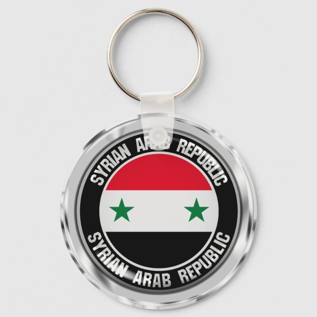 Chaveiro Síria Round Emblem (Frente)