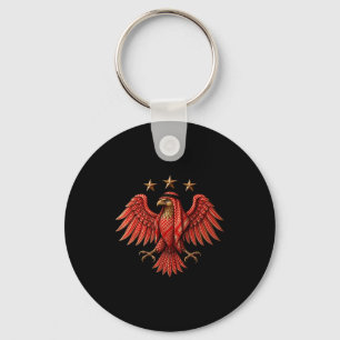 Chaveiro Síria Vermelho Tradicional Keffiyeh Sírio Águia