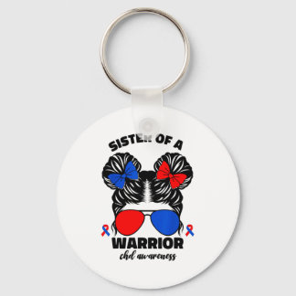Chaveiro Sister Of A Warrior Chd Congenital Heart Defect Aw
