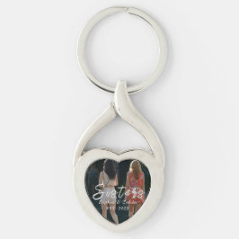 Chaveiro Sisters Forever – Costum Photo  Metal Keychain