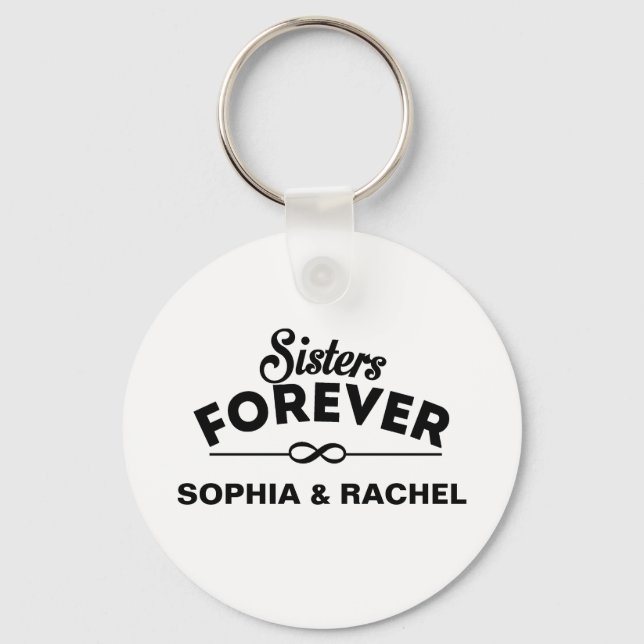 Chaveiro Sisters Forever Template (Frente)