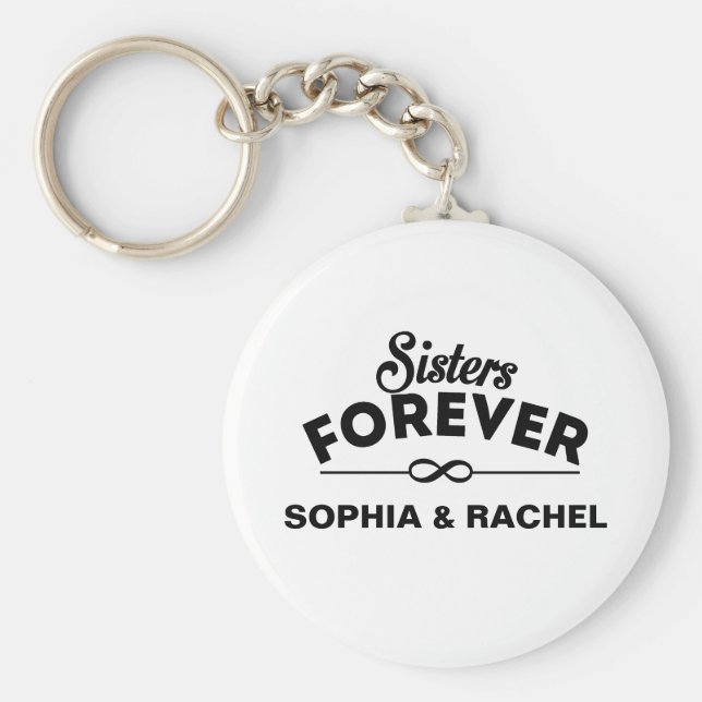 Chaveiro Sisters Forever Template (Frente)