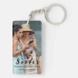 Chaveiro Sisters Photo Collage Keychain – Same Hearts
