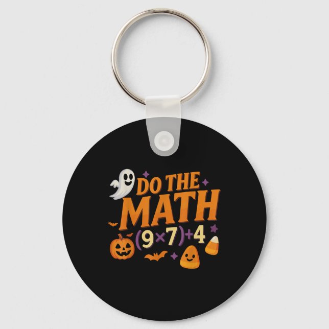 Chaveiro Six Seven 67 Meme Do The Math Halloween Alpha Gen  (Frente)