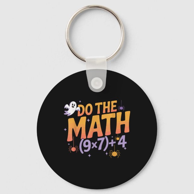 Chaveiro Six Seven 67 Meme Do The Math Halloween Alpha Gen  (Frente)
