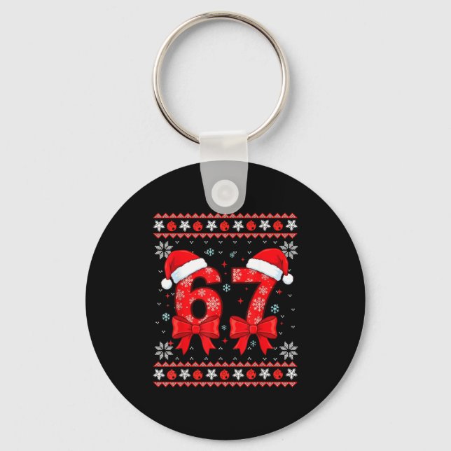 Chaveiro Six Seven Christmas 6 7 Ugly Christmas Sweater Boy (Frente)