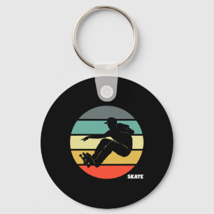 Chaveiro Skate Skateboarding Retro Vintage Skateboarder Ska