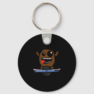 Chaveiro Skateboard Elétrico Skate Um Roda Piloto