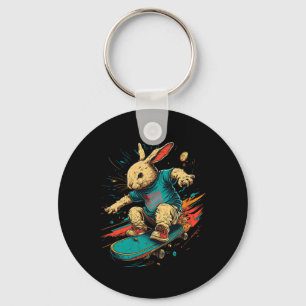 Chaveiro Skateboard Para Garota Adolescente Bunny East