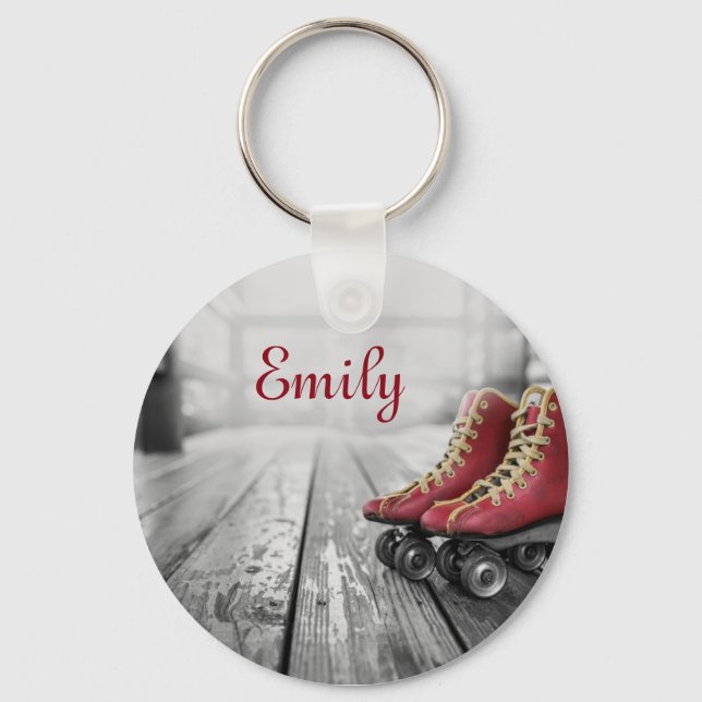 Chaveiro Skates de cilindro de impressão (Frente)
