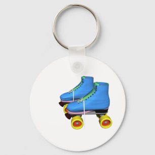 Chaveiro Skates de rolo azuis